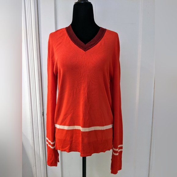 Scotch & Soda 77 Red Pullover Size L Long Sleeves - Picture 1 of 7
